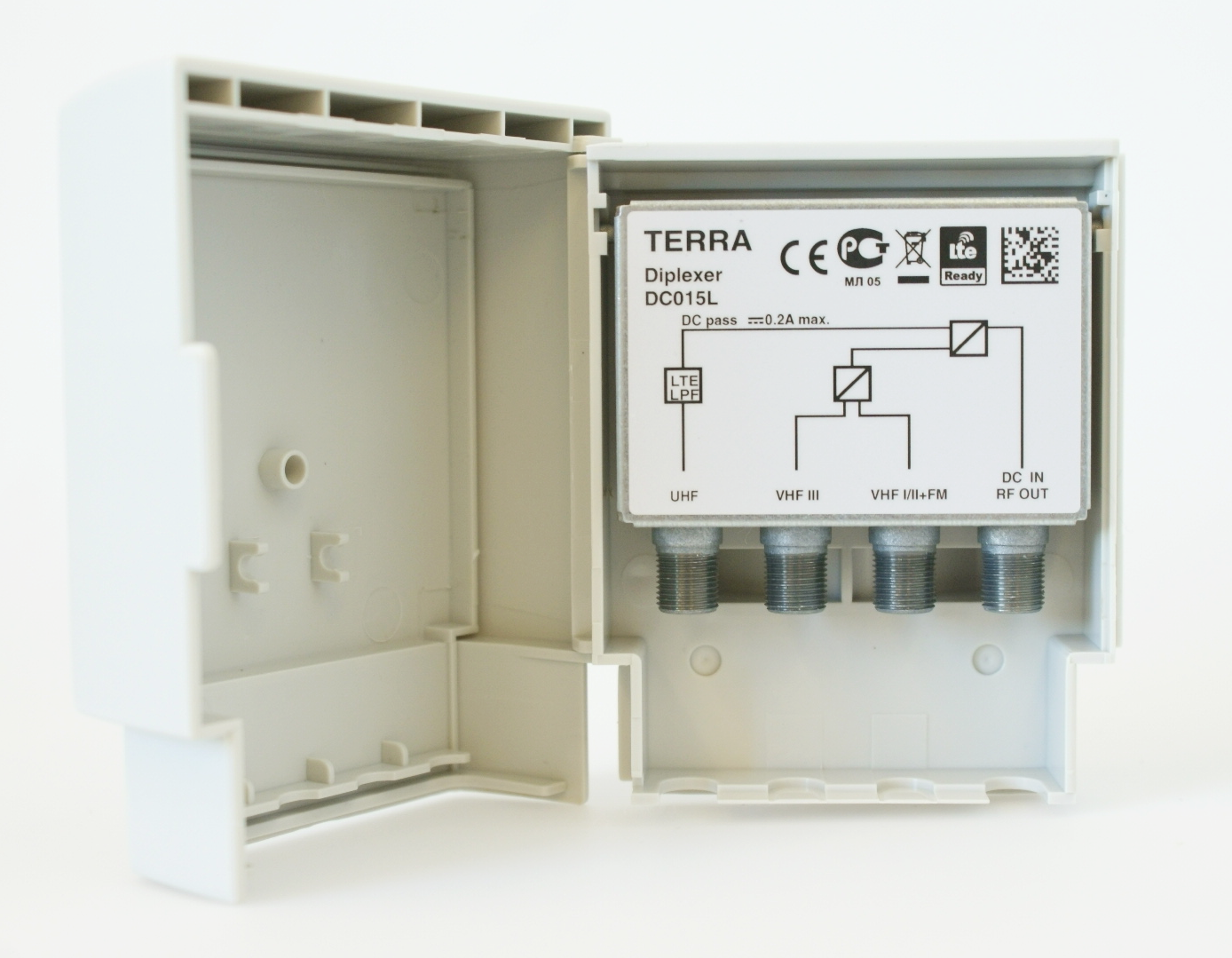 laatuantenni Mast filter dc 015l filter, i-fm/iii/uhf