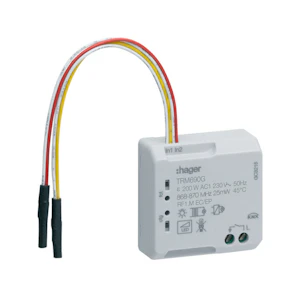 hager Input/output module rf knx trm690g 70/200w rlcd+2pf fm