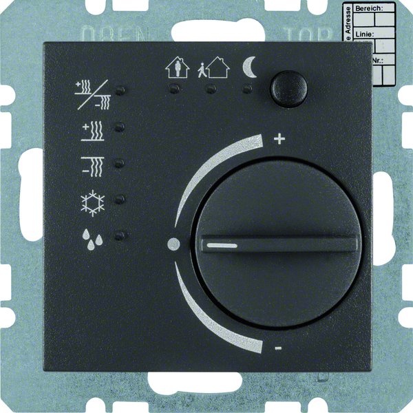 hager Room thermostat knx -5/+45 nr+sensor inp. ant
