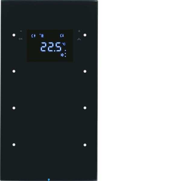 hager Painike knx hager 3os term+led-n. lasi mus