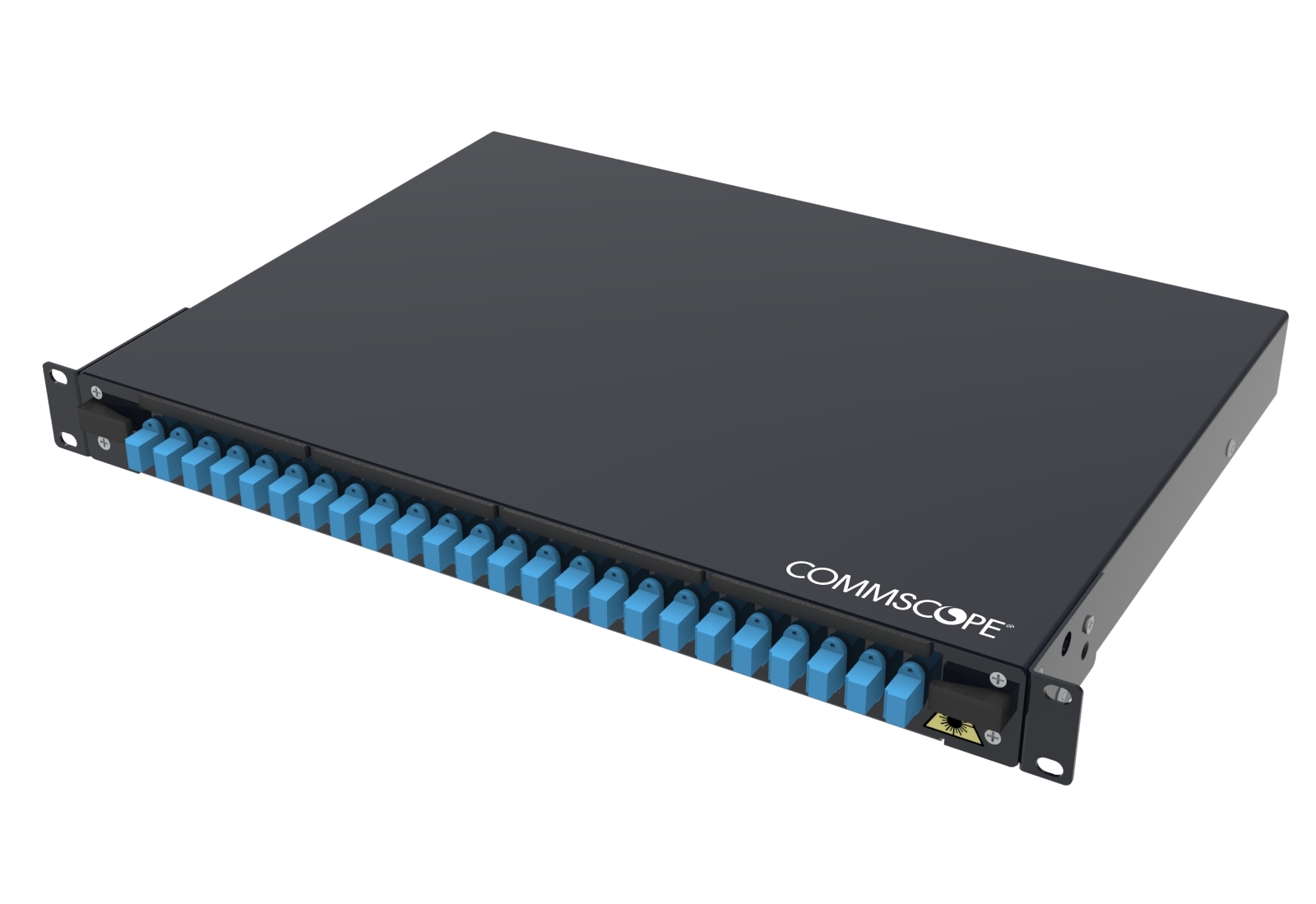Fiberpanel m 24xLC duplx adaptere + pigt