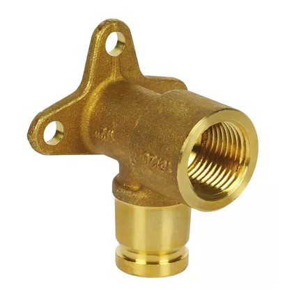 WALL PLATE D16-20*RP3/4 H-44 BRASS IFIT