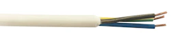 ASENNUSKAAPELI OPAL MSK 3x1,0mm2 5m VALKOINEN
