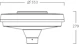 fagerhult Pylväsvalaisin lunova 303636-462 ip66 3000lm 4000k