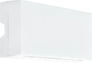 unilamp Edge 1x6w ip55 hvit veggarmatur, dimbar