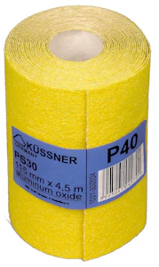 hardy Smilšpapīrs rullī 115mm x4,5m k40