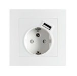 SOCKET OUTLET INSTALL OUTLET FLUSH MOUNTED SINGLE W/