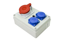 BŪVSADALNE R-BOX190 1x16A 5P + 2x250V