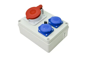 undefined Skydelis r-box190 2xschuko+5p 16a ip44