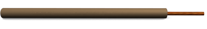 ascable Installationsleadning-hf v-250 zh 0,35 brun b5000
