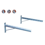 Galvanisert veggbrakett 800mm for varmepumpe