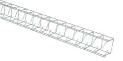 GITTERBANE M/LÅS MP-773SS 75X75MM L=3000
