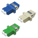 ADAPTER LC APC GREEN DX