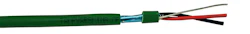 BRANNALARMKABEL 2x1MM GRØNN TALEVASLING J-H(st)H