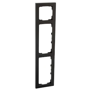 sg armaturen Ramme 2+2+1 for trippel stikk sort