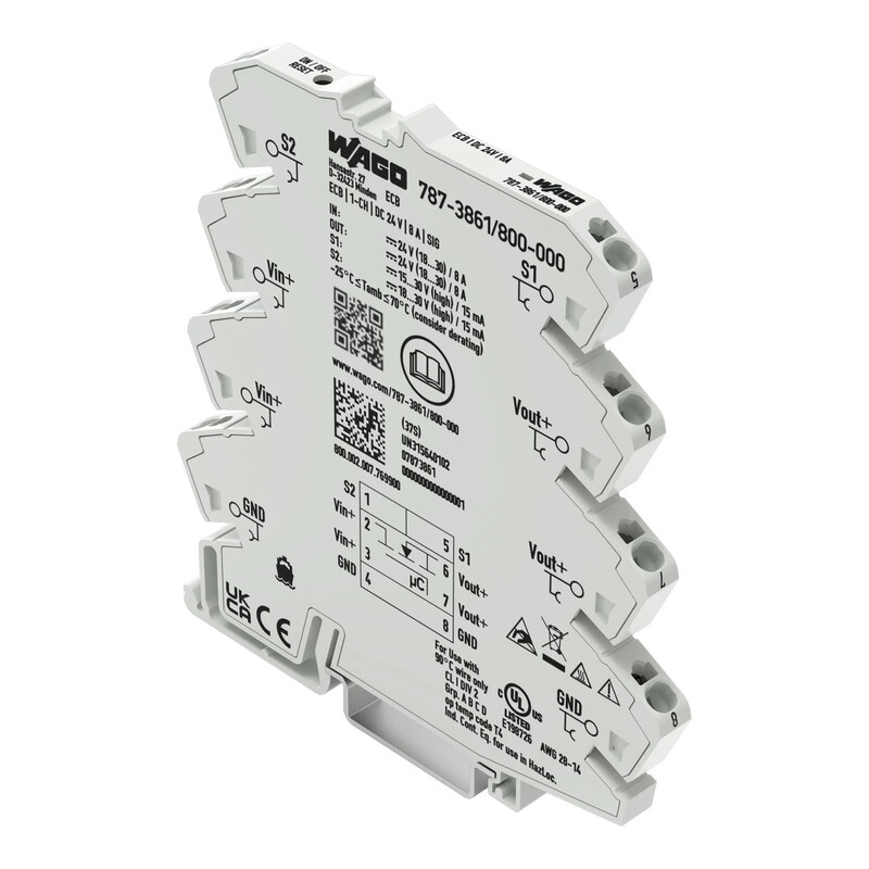 JOHDONSUOJAKATKAISIJA ELEKTRONINEN JOHDONSUOJA 24VDC