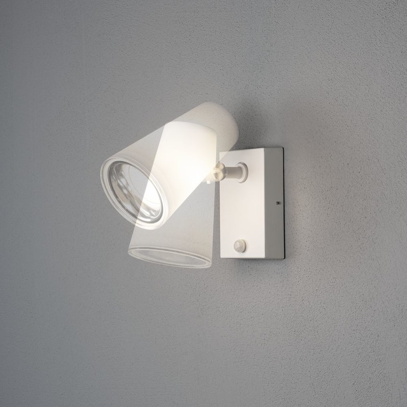 konstsmide Sensor luminaire fano 7873-250 ip54 e27 wh