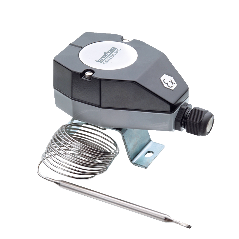 trafag Thermostat capillary ex exs95 +5+95c spdt ip65