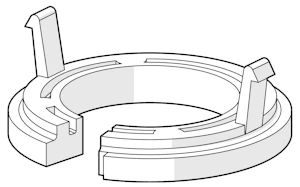 oras Tap spare part oras 158712/10 retaining rings