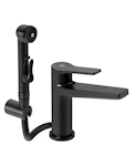 WASHBASIN MIXER GUSTAVSBERG EPIC MAT BLACK WITH HANDSHOWER