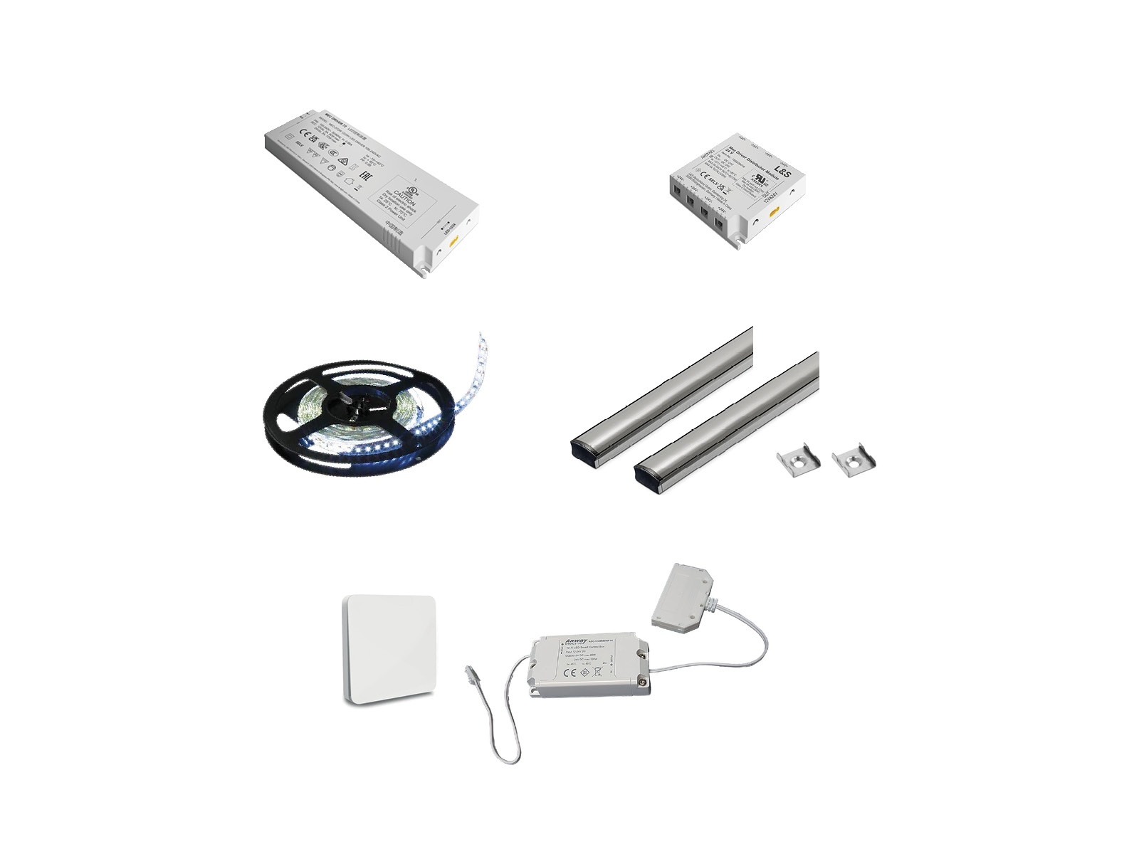 savo Light kit tudo svart 5000mm 4000k kinetic
