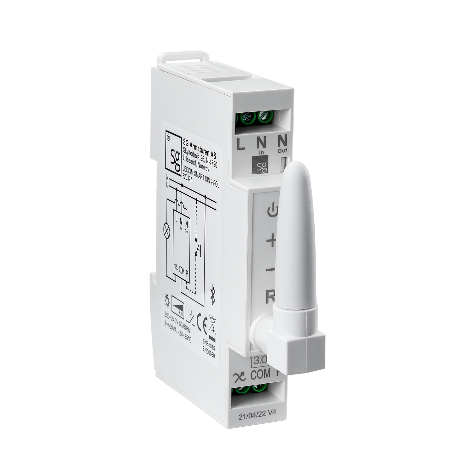 LEDDIM SMART DIN 2-POL 3.0