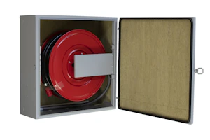 samtekno Fire hose reel cabinet ae230 25/30m grey isol. heat.