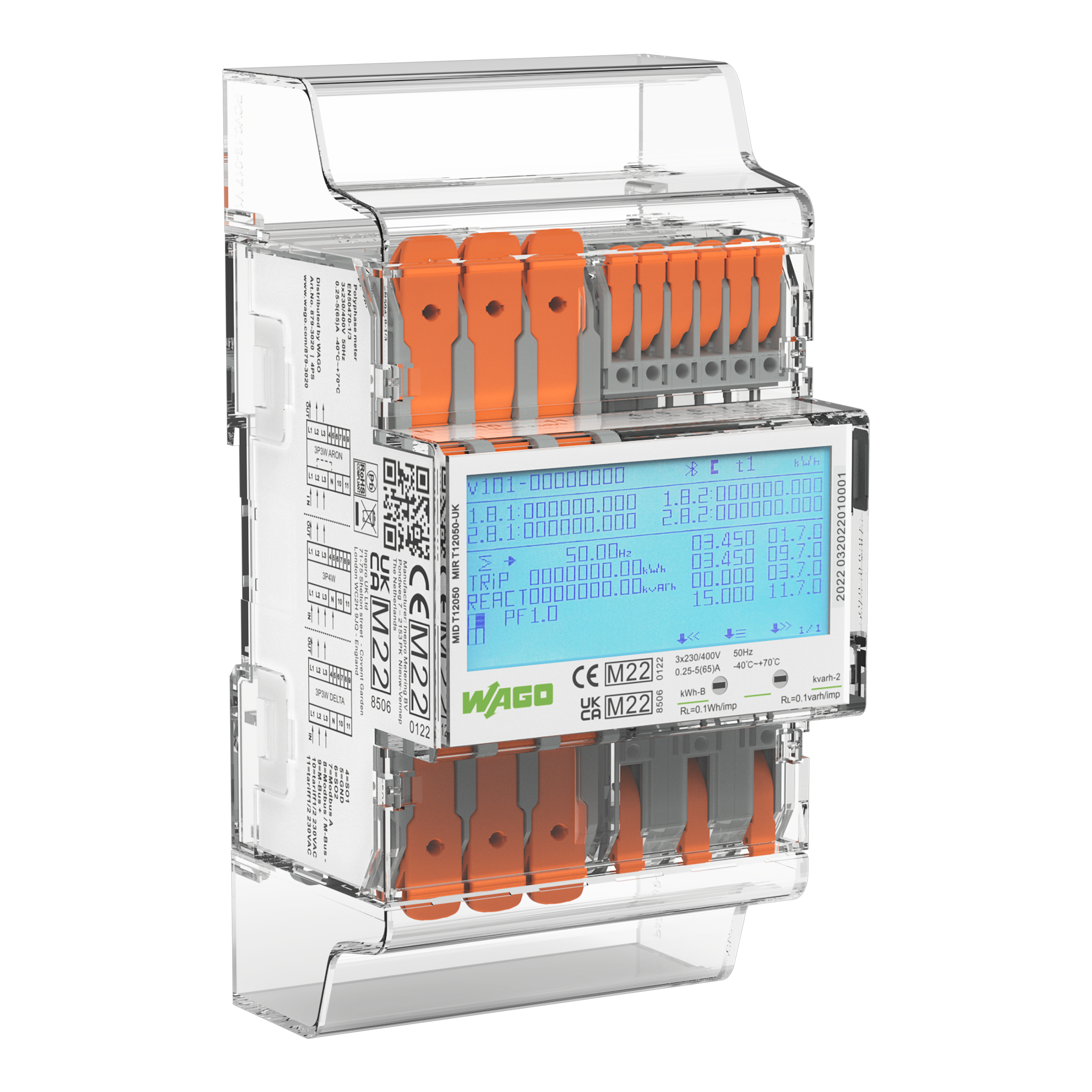 SKAITĪT. KWH MID M-BUS/MOD-BUS 65A 230-400V 3F