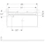 geberit Cabinet for washbasin myday high-gloss taupe