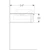 geberit Cabinet for washbasin myday high-gloss taupe