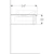 geberit Cabinet for washbasin myday high-gloss taupe