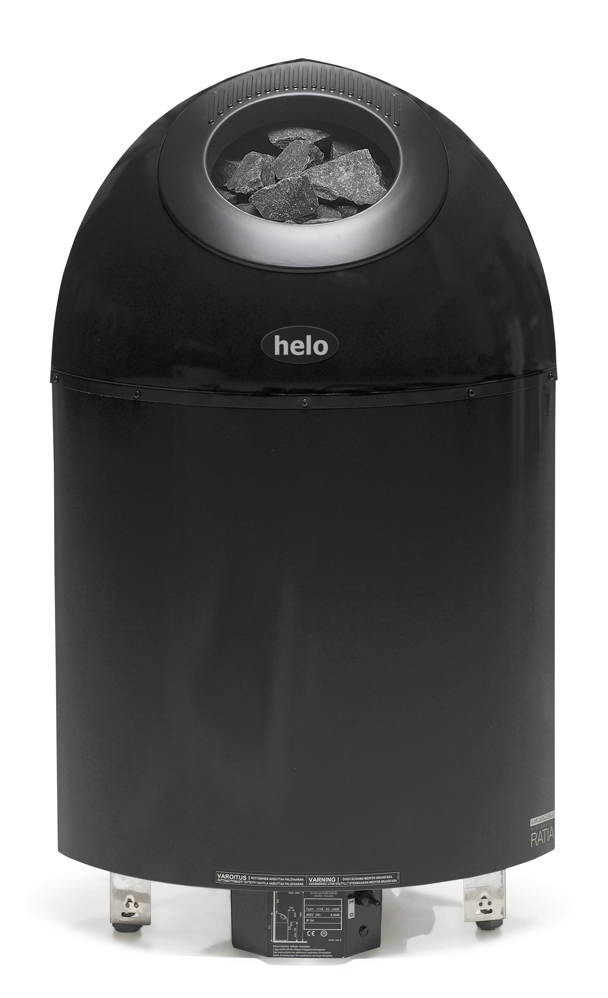 helo Floor standing sauna heater pikkutonttu 9 trend  black