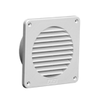 EXTERNAL WALL GRILLE PAX DIA 100 WHITE