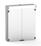 LUMENA 600 RIGHT WITH RCD GREY MIRROR CABINET WITH LIGHT