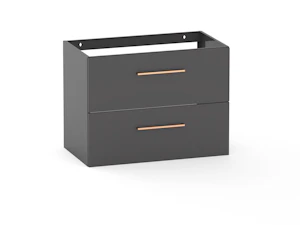 polaria Basin cabinet noval 800 grey wash basin cabinet