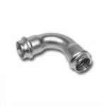 PRESS BEND 90 F/F SS 76,1 SANHA