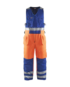 blåkläder Varselvästbyxa blåkäder storlek c54 varselorange/kornb