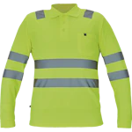 POLO SHIRT CERVA HIVIZ YELLOW M