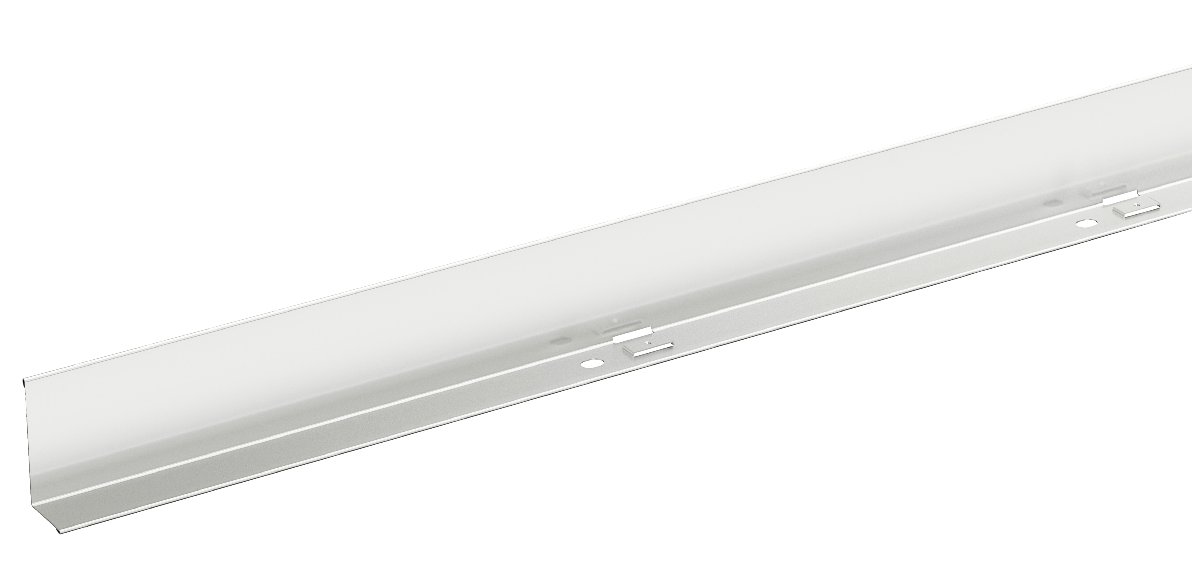 Skilleplate 39/55 1,75m hvit