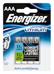BATTERY LITHIUM ULTIMATE LITHIUM NEW AAA 4P