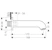 axor Spout hansgrohe 38410000 uno2173mm