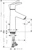 hansgrohe Pesuallashana hansgrohe 72020000 talis s 100 vpv