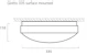 lumiance Flush mnt.universal luminaire giotto305 led sur ww db mw v2