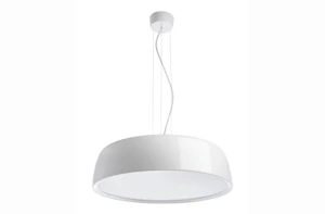 lumiance Pendelarmatur nephos 600 led gloss white ww