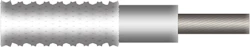 TG 180 / H05SJ-K 1X6MM² HVIT