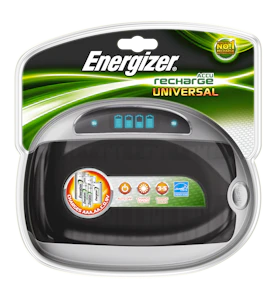 energizer Laddare universal aa, aaa, c, d, 9v