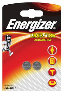 energizer Paristo alkali alkaliparisto lr43/186 2p