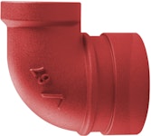 GROOVED THREAD ELBOW VICTAULIC St.67 DN32/15 RED BSPT