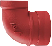 GROOVED THREAD ELBOW VICTAULIC St.67 DN40/20 RED BSPT