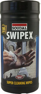 soudal Puhdistusliina soudal swipex xxl valkoinen 100kpl